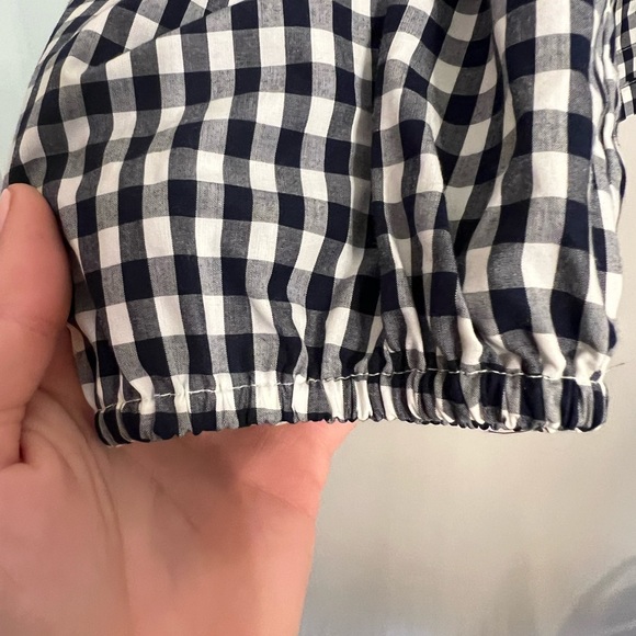 JCrew one shoulder double ruffle blouse Sz 14 - Picture 4 of 4